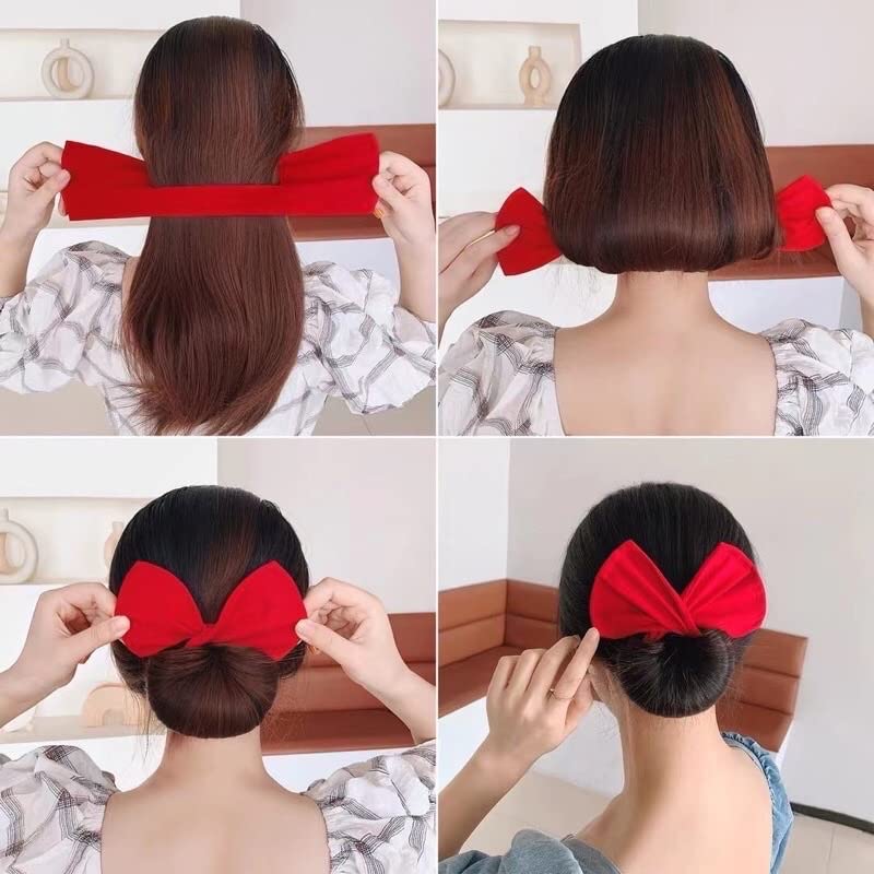 Accesoriu elegant 2 in 1- coc elegant și bucle fără căldură
