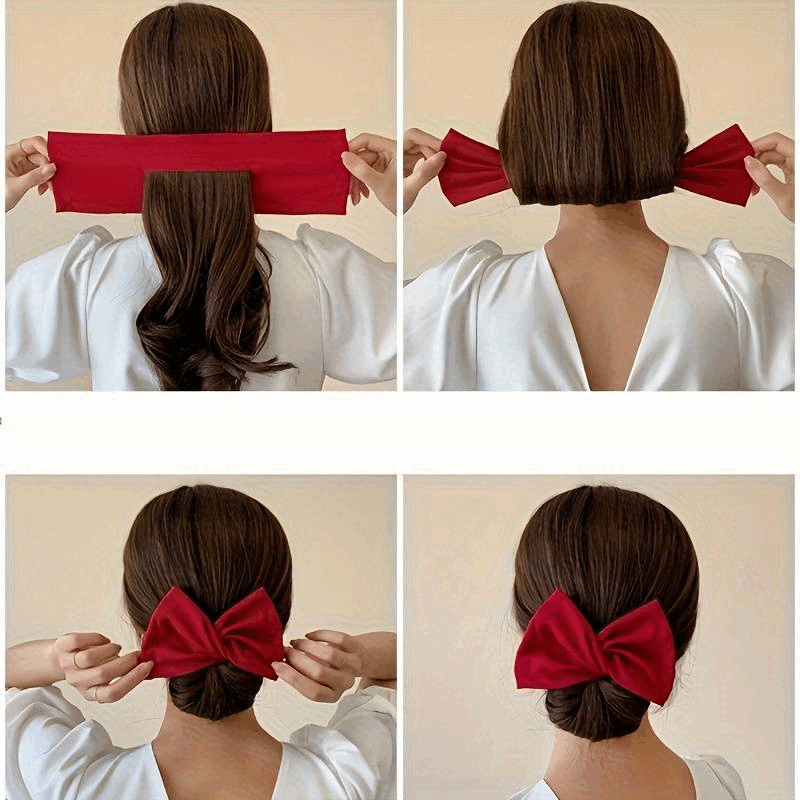 Accesoriu elegant 2 in 1- coc elegant și bucle fără căldură
